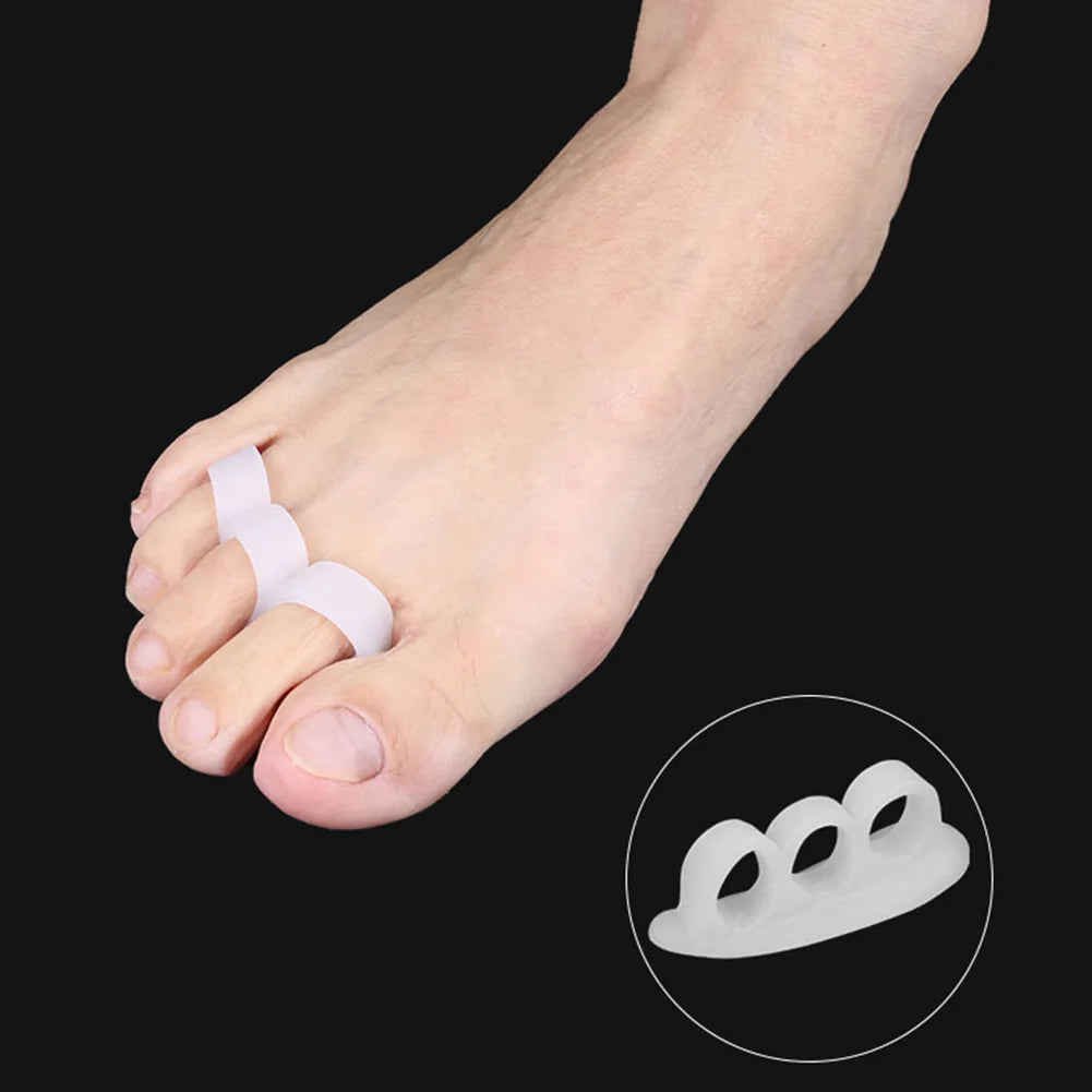 1 Pair Silicone Bone Thumb Orthotics Corrector Hallux Valgus Toe Separator Feet Care Thumb Orthotics Foot Care Tools 2020 S/L.