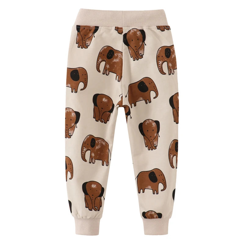 Little maven Spring Suit for Boys Clothing Sets Animal Elephant Boys Boutique Outfits 4Years Kids Clothes Cotton Sweatshirt Pant.