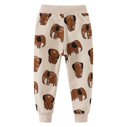 Little maven Spring Suit for Boys Clothing Sets Animal Elephant Boys Boutique Outfits 4Years Kids Clothes Cotton Sweatshirt Pant.