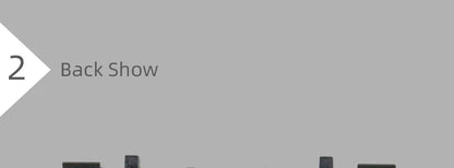 BSEED 1/2/3Gang Wand-Touch-Schalter-Funktionstaste, die Basis von Lichtschaltern, Schalterteil ohne Glasscheibe, Ein-Aus, 1/2Weg.