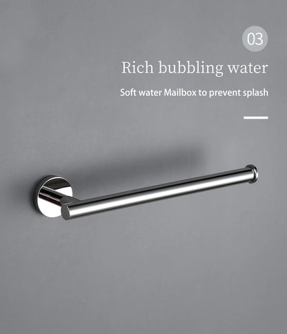 BagnoLux Edelstahl Chrom Schöne Wand Haken Wc Papier Halter Handtuch Ring Bar Selbst-Adhesive Bad Zubehör