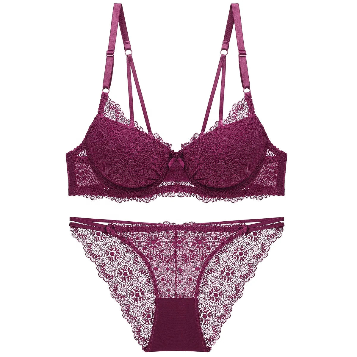 OEM ODM Manufacturers Sell Well Latest New Design Embroidery Lady Underwear Panty Bras in Stock.