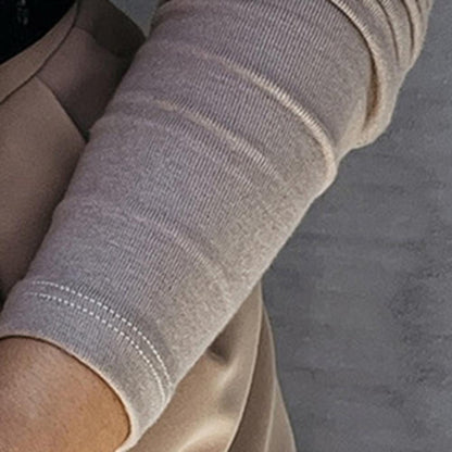 Women Autumn Winter T shirt Off Shoulder Oblique Neck Strapless Backless Long Sleeve Solid Color Ladies Slim Shirt femme