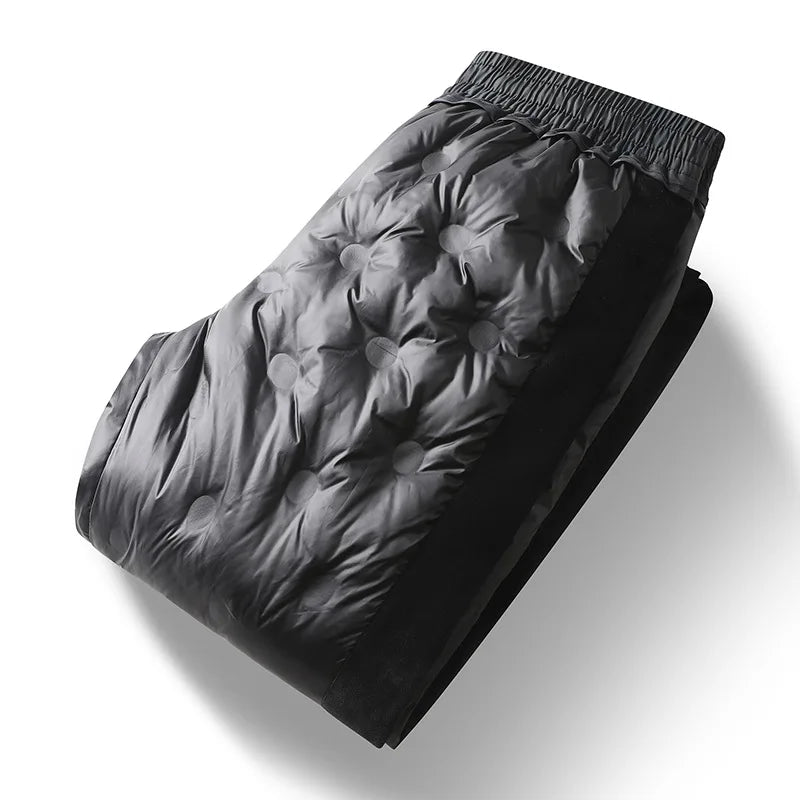 90% White Duck Down Winter Down Pants Men Waterproof Padded Sweatpants Camouflage Joggers Male Thick Warm Down Long Trousers 8XL.