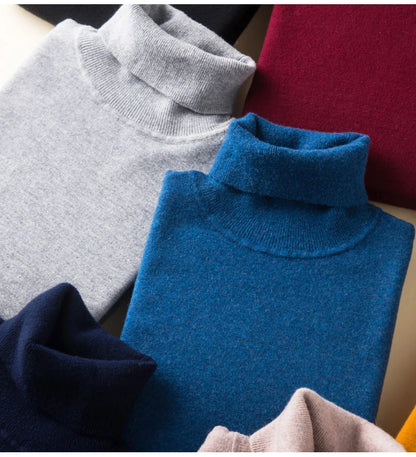 Cashmere turtleneck men sweater 2023 autumn winter jumper clothes ropa hombre pull homme hiver pullover men turtle neck sweaters.