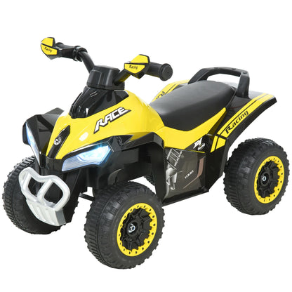 HOMCOM Quad ATV Walker for children over 18 months with lights and music support up to 20 kg 67,5x38x44 cm.