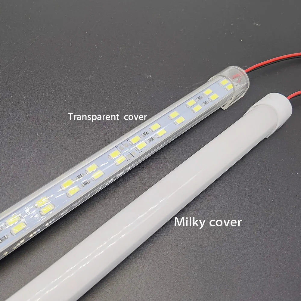 12V/24V 24/48 LED Light Strip 330X15MM Hard Rigid Tube Bar Lamp IP65 Waterproof 5730-led bead Lights Strips For DIY.