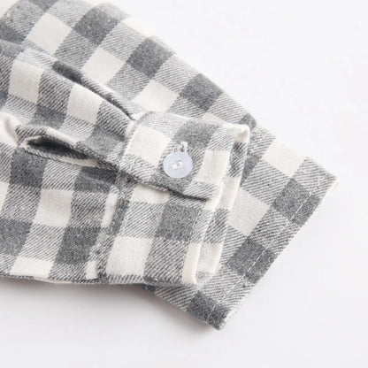 Sanlutoz Plaid Baumwolle Baby Jungen Bodys Langarm Baby Kleidung Mode Neugeborenen Body für Jungen