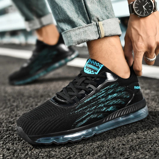 Comfortable Men Shoes Sneakers Male Mens Casual Tenis Black Comfortable Sports Shoes Big Size Air Cushion Walk Shoes