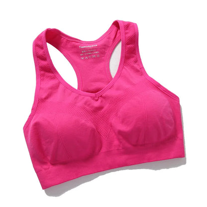Women Sports Bra Top Push Up Fitness Bra Underwear Sport Tops Breathable Running Vest Gym Active Bras.