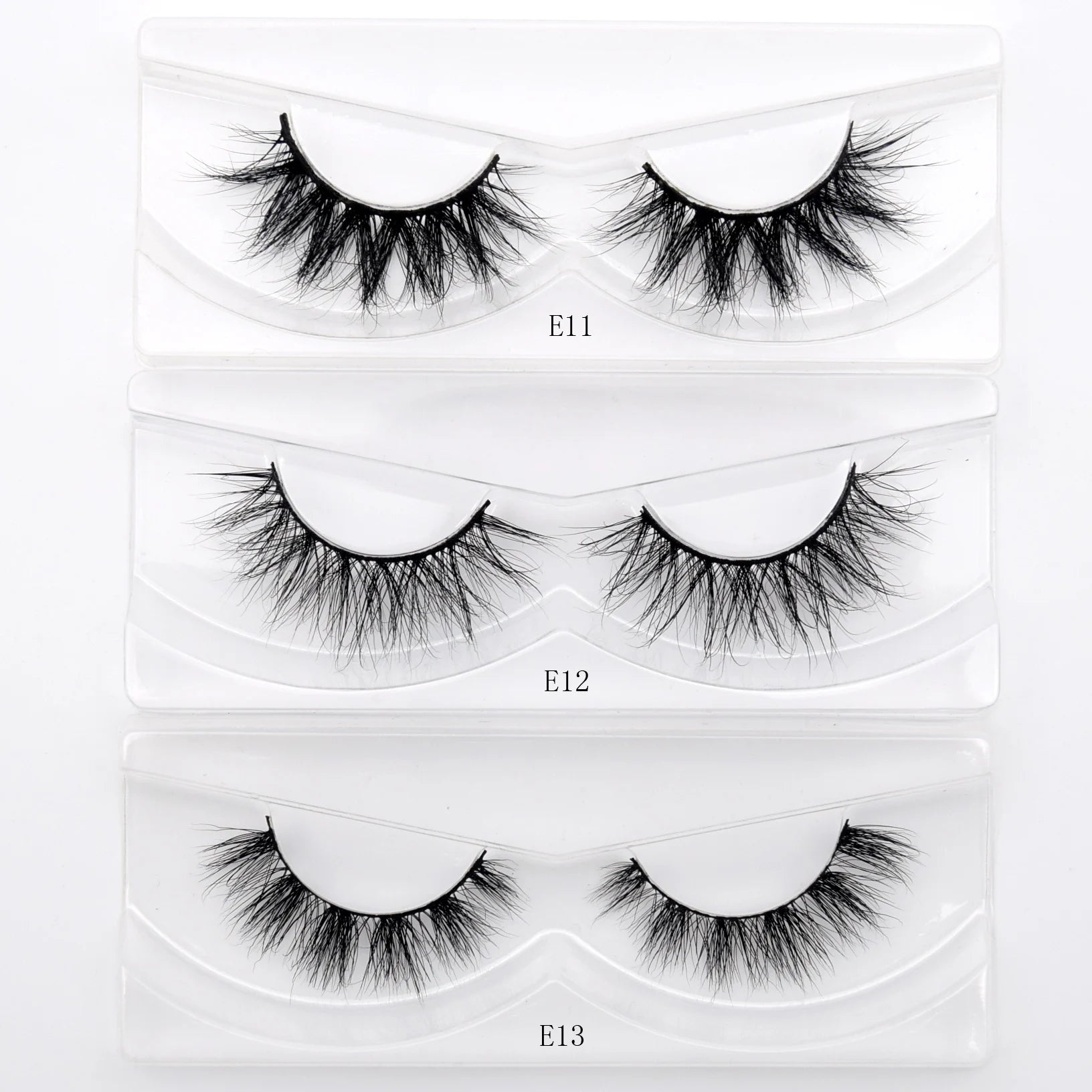 Mink Eyelashes Hand Made Crisscross False Eyelashes Cruelty Free Dramatic 3D Mink Lashes Long Lasting Faux Cils for Makeup Tools.