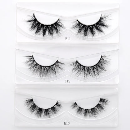 Mink Eyelashes Hand Made Crisscross False Eyelashes Cruelty Free Dramatic 3D Mink Lashes Long Lasting Faux Cils for Makeup Tools.