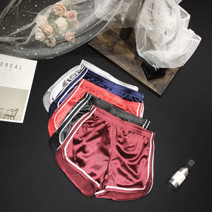 New Women Shorts Summer Silk Slim Beach Casual White Egde Shorts Hot.