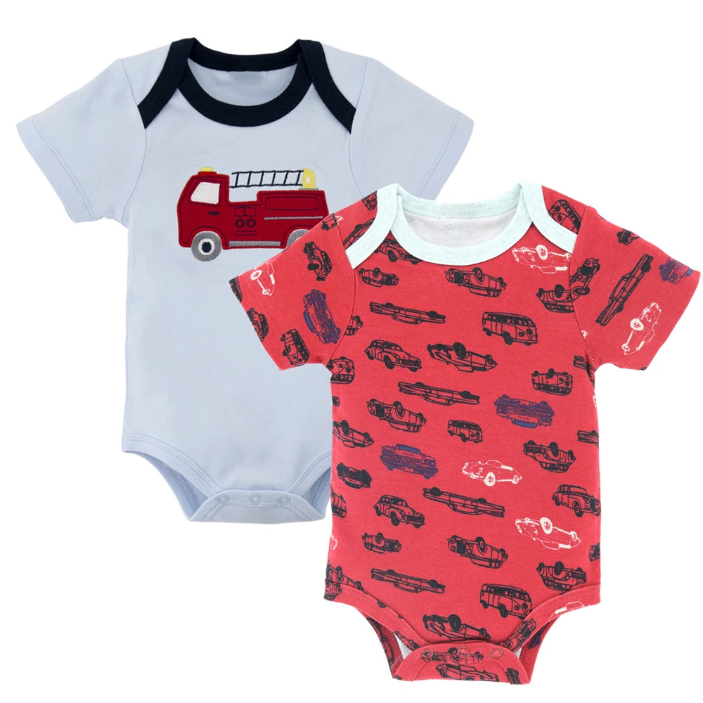 Honeyzone Sommer Baby Kleidung Säuglings Mädchen Strampler Nette Löwe Voller Druck Jungen Bodys 2 teile/satz Trottie Overalls Outfits Боди.
