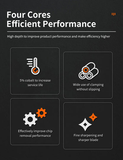 Kobalt High Speed Steel Spiralbohrer M35 Edelstahl Werkzeugset Bohrer Zubehör zum Bohren von Metall und Edelstahl