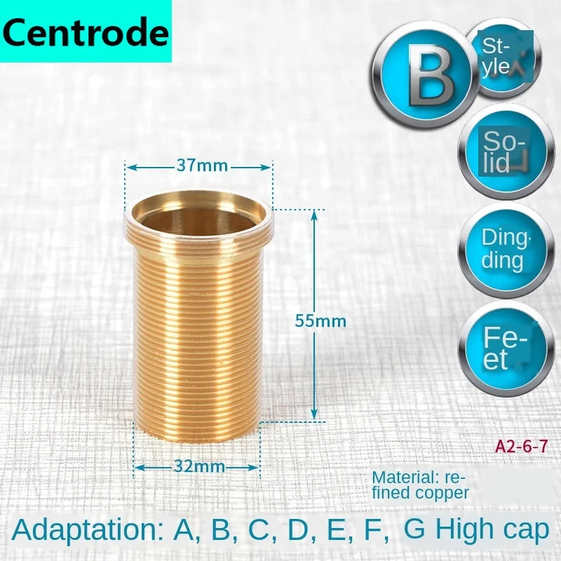 Kitchen faucet faucet fixed foot big foot screw extension nut wash basin thick countertop screw fixing seat repair accessories