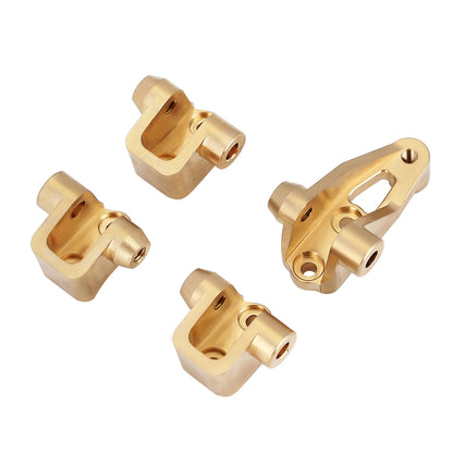 INJORA Heavy Brass Counterweight Portal Drive Housing Bumper Holder Axle Mount for RC Crawler TRX4 TRX-4 TRX6 Upgrade Parts