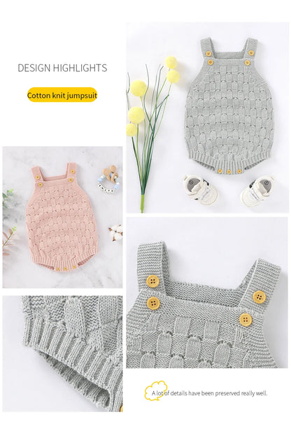 Baby Bodys Kleidung Fashion Solid Strick Neugeborenen Bebes Körper Anzüge Tops für Infant Jungen Mädchen Overalls Outfit Ein Stück Tragen.