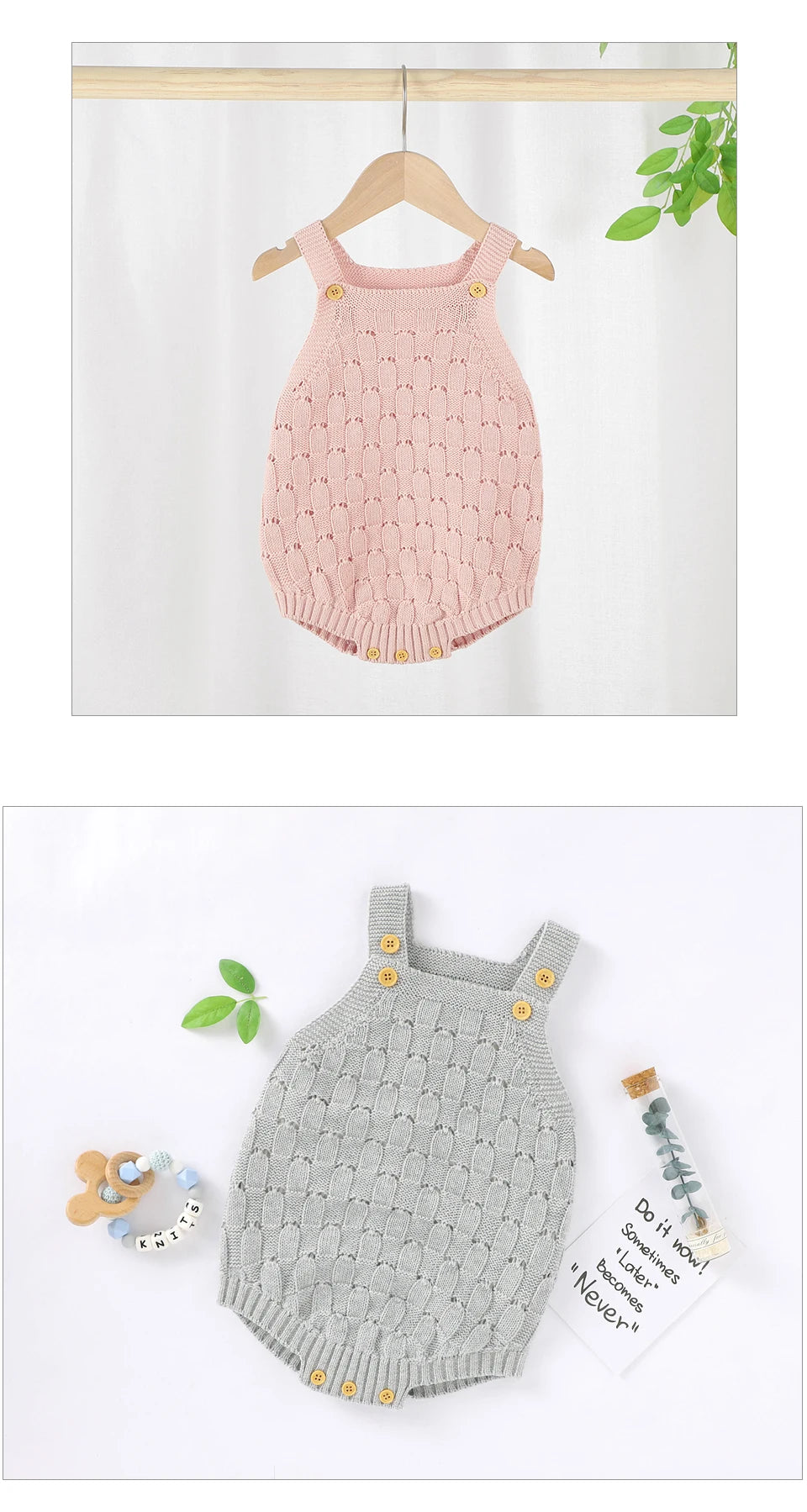 Baby Bodys Kleidung Fashion Solid Strick Neugeborenen Bebes Körper Anzüge Tops für Infant Jungen Mädchen Overalls Outfit Ein Stück Tragen.