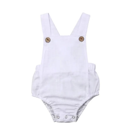 0-3y Baby Sommerkleid ung Neugeborene Baby Boy Mädchen Baumwolle Bodysuit gestreift solide lässige Overall Outfits Sonnen anzug