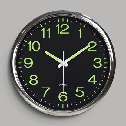 30cm Minimalistischen Wanduhr Moderne Design Glowing in the Dark Baby Zimmer Hängen Uhr Uhren Klok Nacht Wohnzimmer wohnkultur