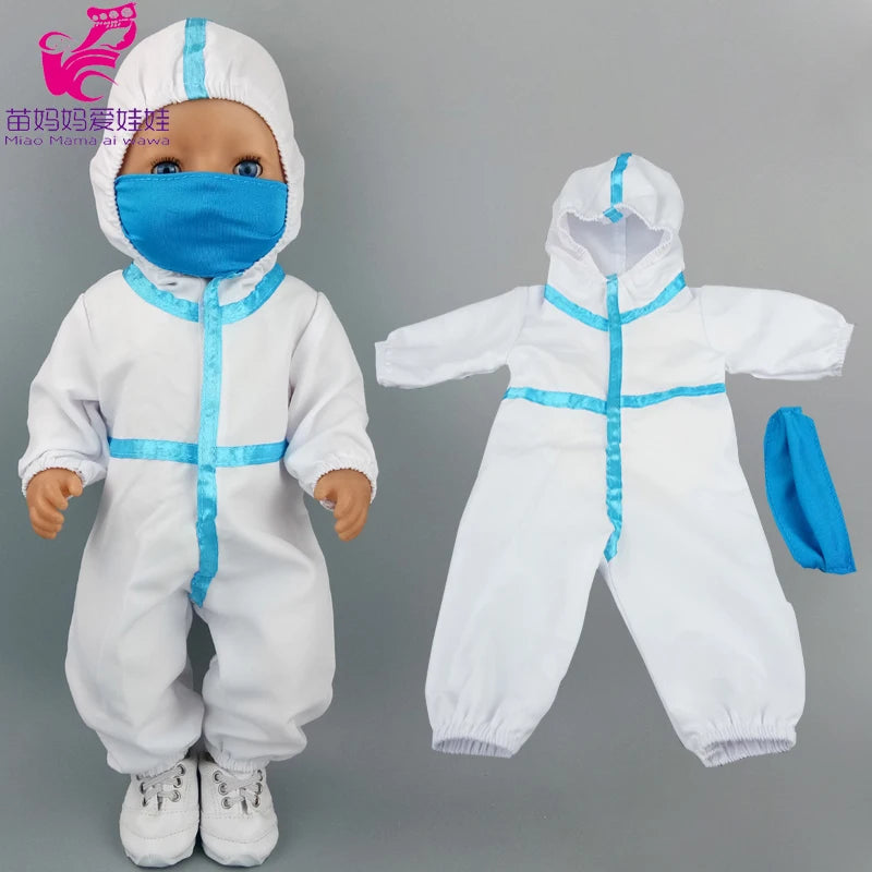 40 cm reborn baby doll bathrobe for 17 inch bebe doll clothes children gift toys wear.
