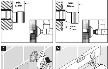 Rainfall Bathroom Shower Faucet Kit With Bidet Wall Mounted Stainless Steel Hot Cold Water Mixer Tap System With Rack,Tub Spout