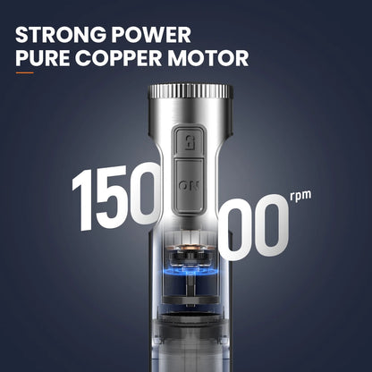 Hand Immersion Blender Powerful 4-in-1,Stainless Steel Stick Food Mixer,700ml Mixing Beaker,500ml Processor,Whisk.