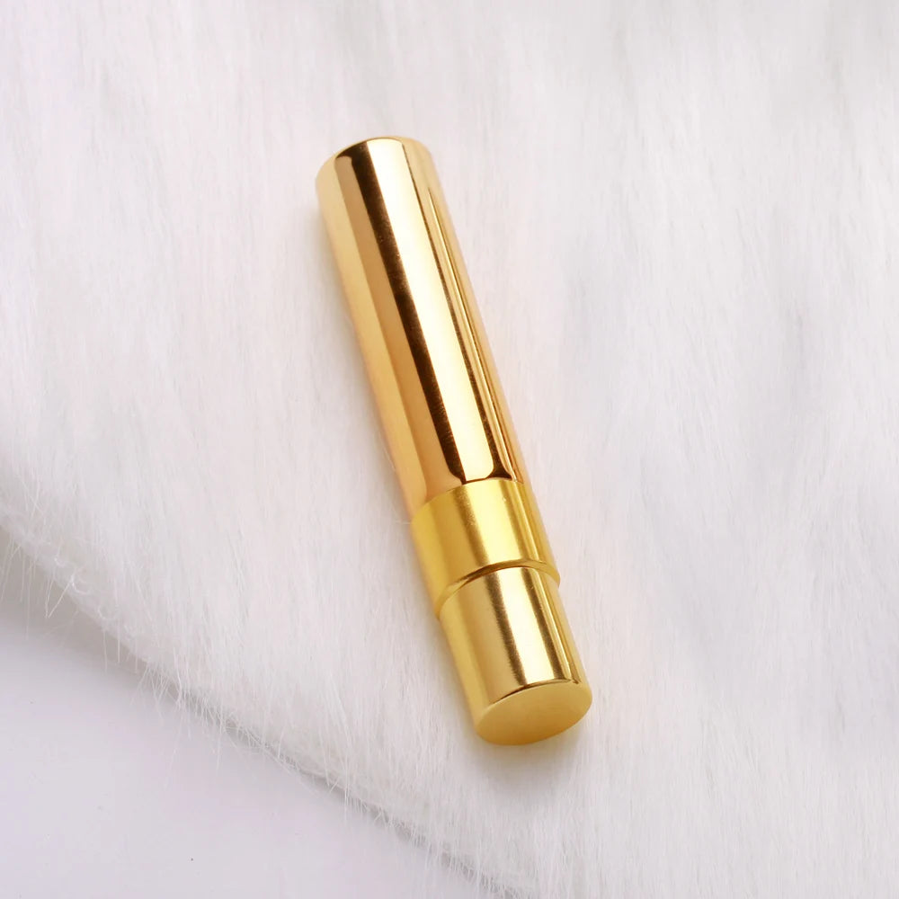 100 PCS/Lot 5ml Mini Perfume Bottle Aluminium Spray Atomizer Bottles Sample Empty Gold Silver Black Glass Vials.