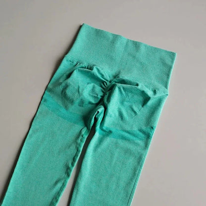 Nahtlose Damen-Leggings mit hoher Taille, schnell trocknend, elastisch, für Yoga, Fitness, Fitnessstudio, Jogginghose, Push-up-Leggings, Sportbekleidung