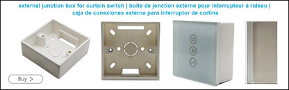 LoraTap Tuya-Jalousien-Vorhangschalter der 7. Generation mit Fernbedienung, Prozentwert. Arbeiten Sie funktionieren mit Google Home Alexa Smart Life.