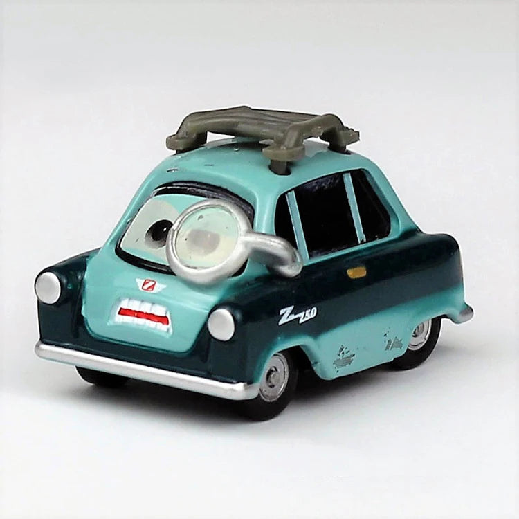 Cars Disney Pixar Cars 2 3 Toy Lightning McQueen Mater Sheriff Alloy Metal Model Car 1:55 Metal Toys Vehicles Boy Children Gifts