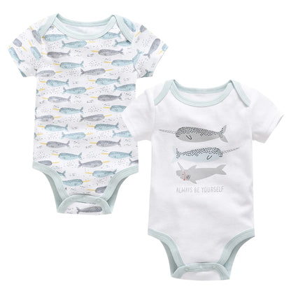 Honeyzone Sommer Baby Kleidung Säuglings Mädchen Strampler Nette Löwe Voller Druck Jungen Bodys 2 teile/satz Trottie Overalls Outfits Боди