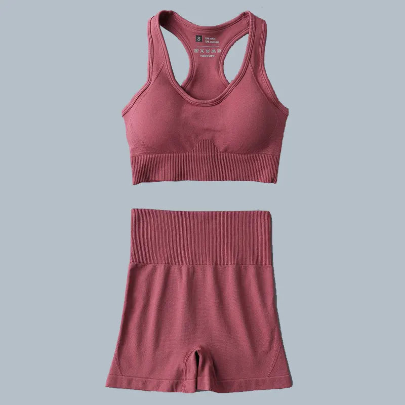 2/3/4pcs Seamless Gym Set Sport outfit Suits for Fitness Clothing Yoga Set For Women Sportswear Yoga Clothes Woman Active Wear