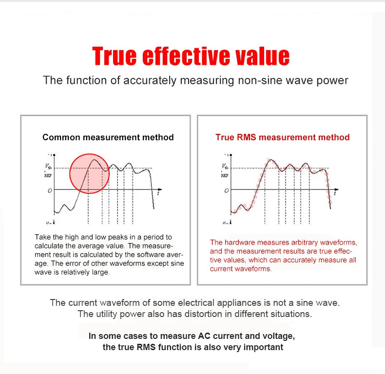 UNI-T Zangenmessgerät UT207B UT208B AC DC Amperometrische Zange Digitalmultimeter Amperemeter Zange Einschaltstrom Tester Werkstatt Werkzeuge