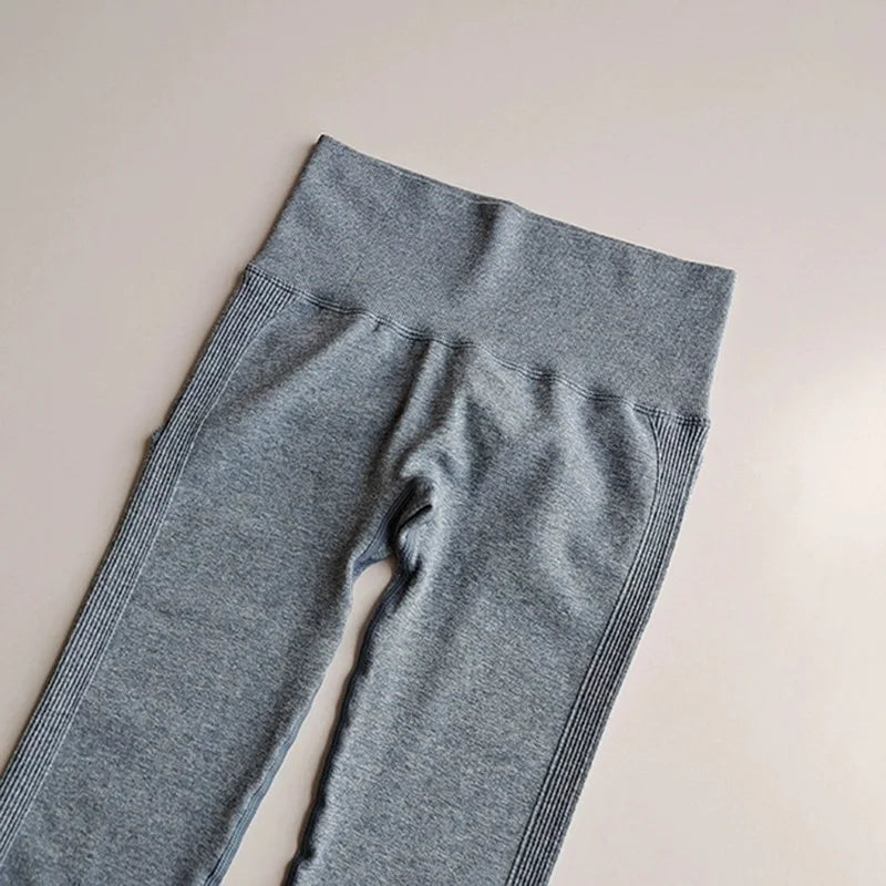 Nahtlose Damen-Leggings mit hoher Taille, schnell trocknend, elastisch, für Yoga, Fitness, Fitnessstudio, Jogginghose, Push-up-Leggings, Sportbekleidung