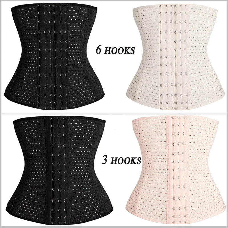 Plus Size XS-5XL Steel Boned Waist Trainer Corset Women Postpartum Band Sexy Bustiers Corsage Modeling Strap cinta modeladora US.