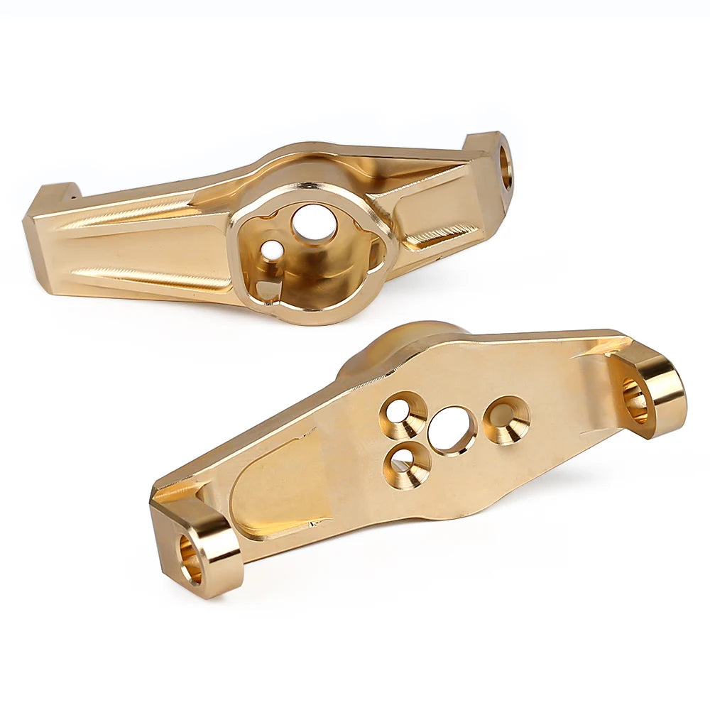 INJORA Heavy Brass Counterweight Portal Drive Housing Bumper Holder Axle Mount for RC Crawler TRX4 TRX-4 TRX6 Upgrade Parts.