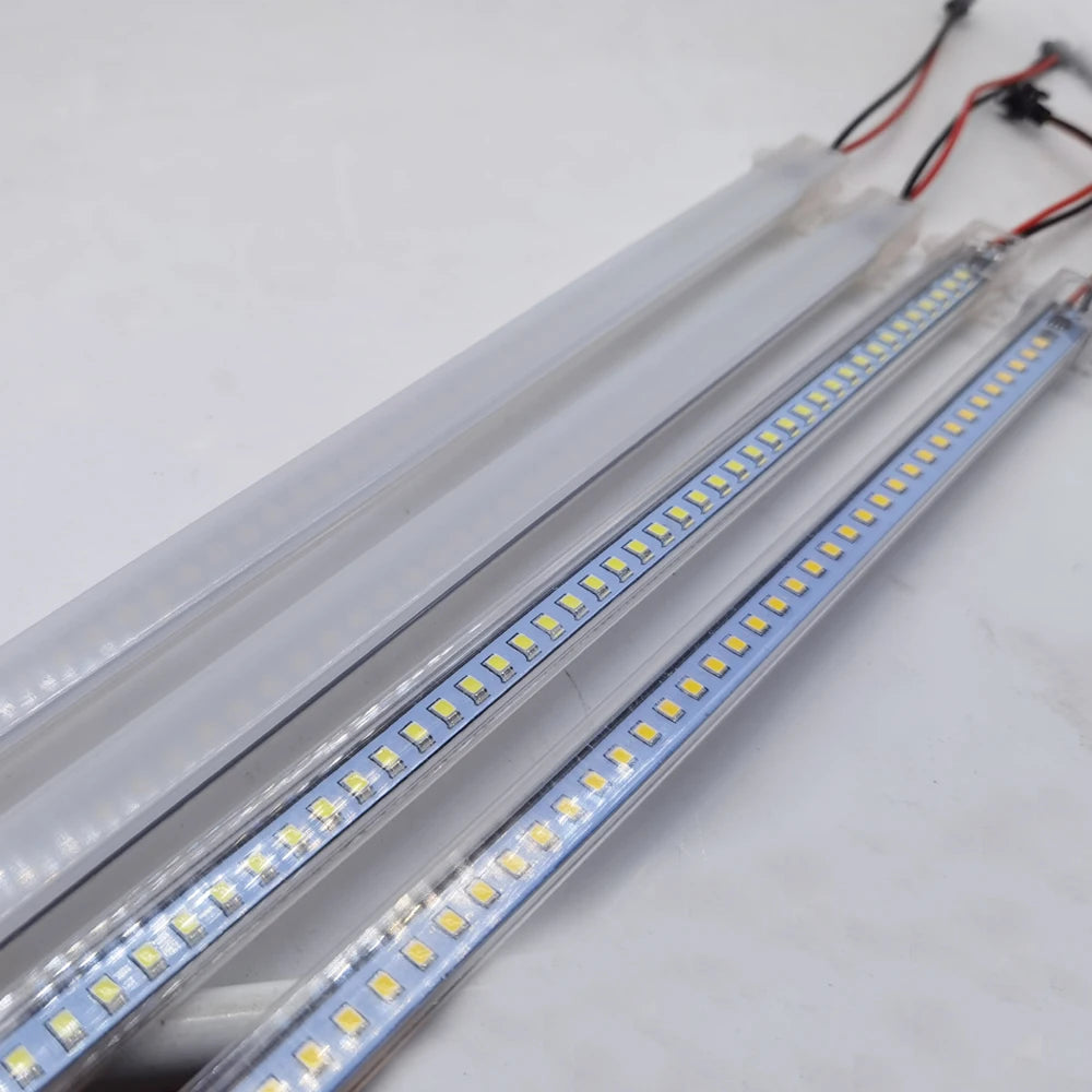 LED Tube Light 220V High Brightness 2835 50cm 72LEDs LED Bar Lights Fluorescent Tubes for Showcase Cabinet Kitchen Lighting.