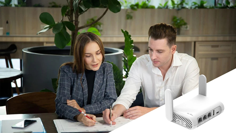 GL.iNet Opal(GL-SFT1200) Gigabit Dual-band Wireless Travel Router Support IPV6, Tor, Openwrt, Best Value Pocket-Sized Repeater.