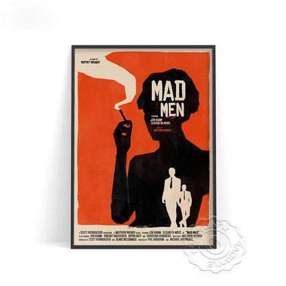 Mad Men Season TV Series Canvas Painting Wall Art Home Poster Art Decor Painting Wall Pictures Living Room Modern Decoration.