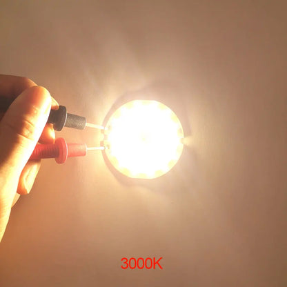 3V LED-Licht, 50 mm Durchmesser, runder COB-Chip, Doppelring-LED-Lampe, 3,7 V, 5W LED-Birne für DIY-Arbeitsscheinwerfer, Hausdekor-Beleuchtung