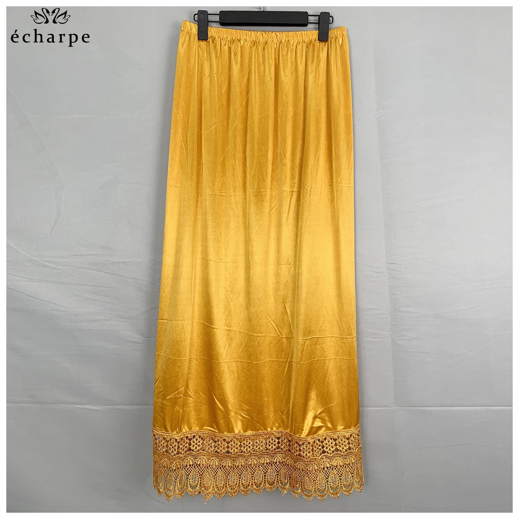12pcs/1 dozen Muslim Women skirt Extender Slips Lace Skirts Knee Stretch High Waist Skater Flared Pleated Swing Skirt Loose.