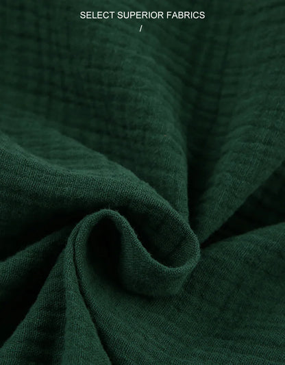 NHKDSASA Kimono Pajamas 2023 New 100% Cotton Crepe Long-Sleeved Trousers Ladies Sleepwear Suit Women's Home Service Mujer.