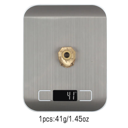 INJORA Heavy Brass Counterweight Portal Drive Housing Bumper Holder Axle Mount for RC Crawler TRX4 TRX-4 TRX6 Upgrade Parts