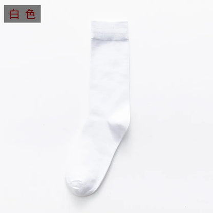 5Pairs New High Quality Business Casual Men Socks Black Men's Dress Long Socks Autumn Keep Warm Colorful Full Happy Socks Male