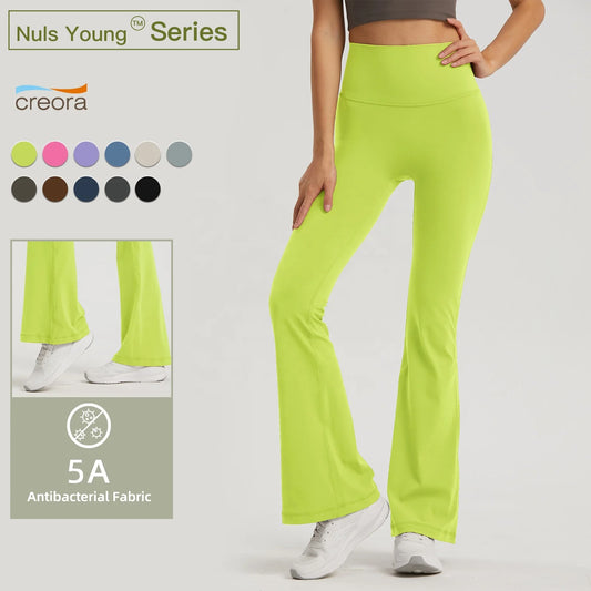 Nuls Young Series High Waist Women Yoga Pants Custom Leggings Bell-Bottoms Yoga Pants