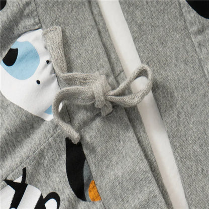   Jumping Meters New Baby Boys Clothing Sets Autumn Winter Cartoon Tiger Printed Cotton Boys Girls Outfit Long Sleeve Shirt Pant.