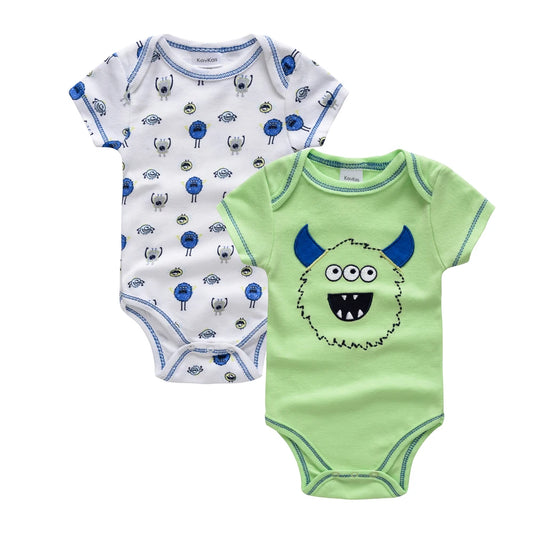 Honeyzone Sommer Baby Kleidung Säuglings Mädchen Strampler Nette Löwe Voller Druck Jungen Bodys 2 teile/satz Trottie Overalls Outfits Боди.
