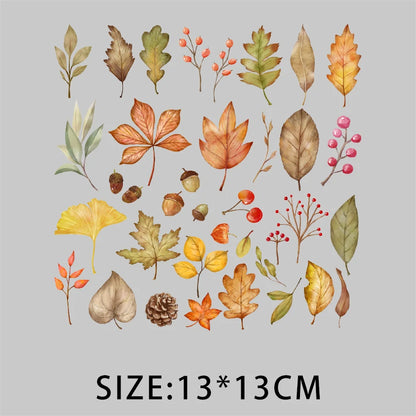 Cartoon Pflanze Blumen Aufkleber Wärmeübertragung PVC Patch Hitzeempfindliche Patches Bügelaufkleber auf Kleidung DIY Applikationen